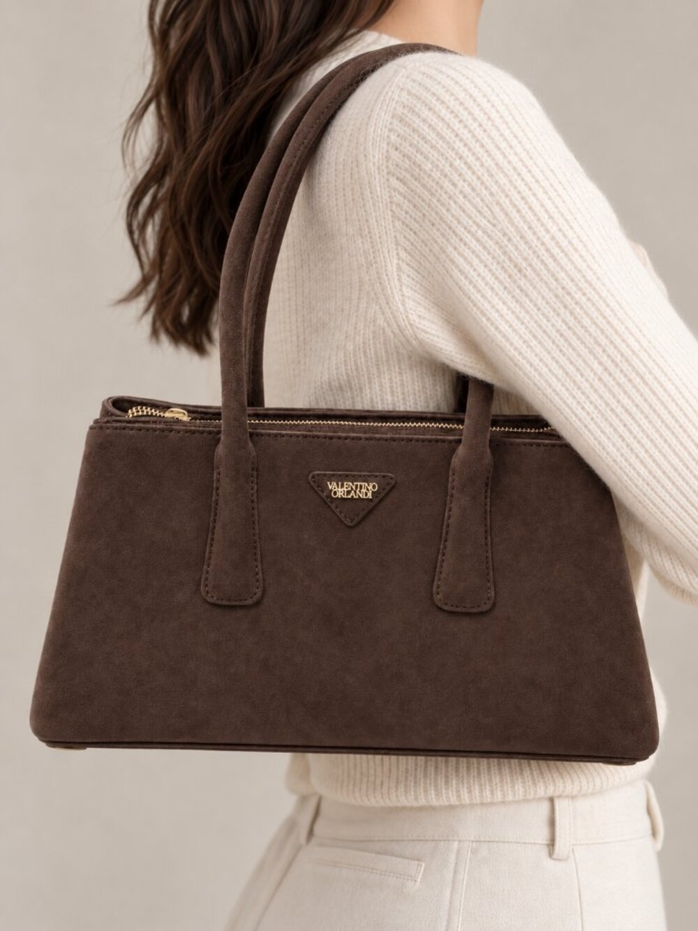 Valentino Orlandi Nelly Handbag Brown